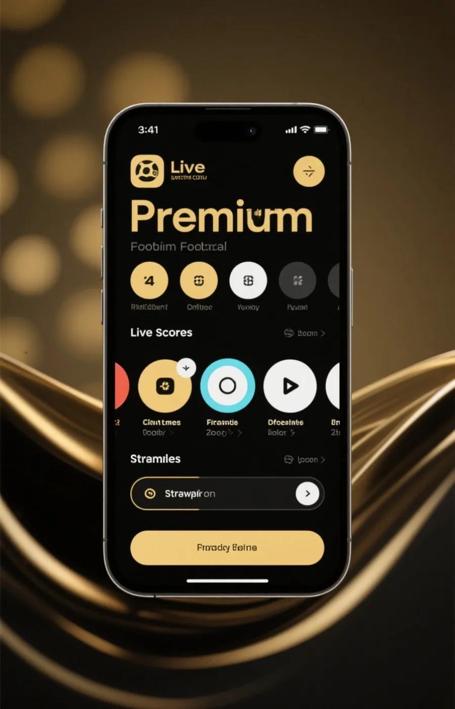 香港SJB世界盃直播平台 App 介面預覽